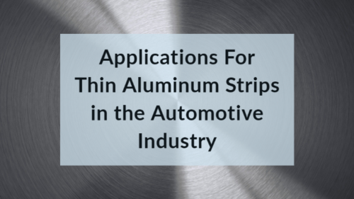 thin aluminum strips